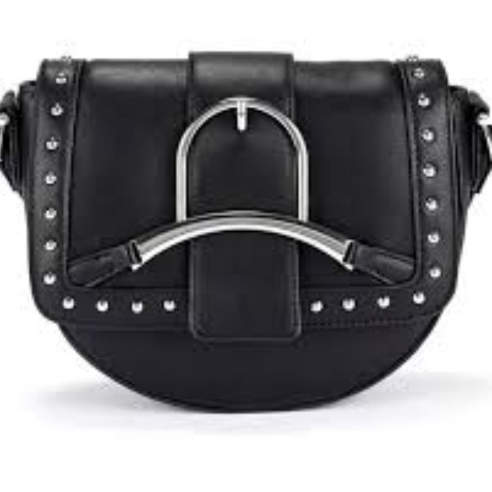 NATURALIZER Derby Crossbody Purse Black NEW